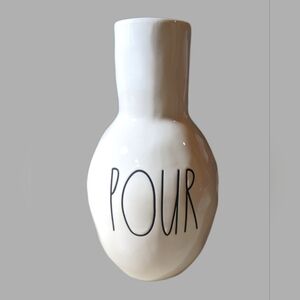 Rae Dunn Ceramic "Pour" For Wine/Water